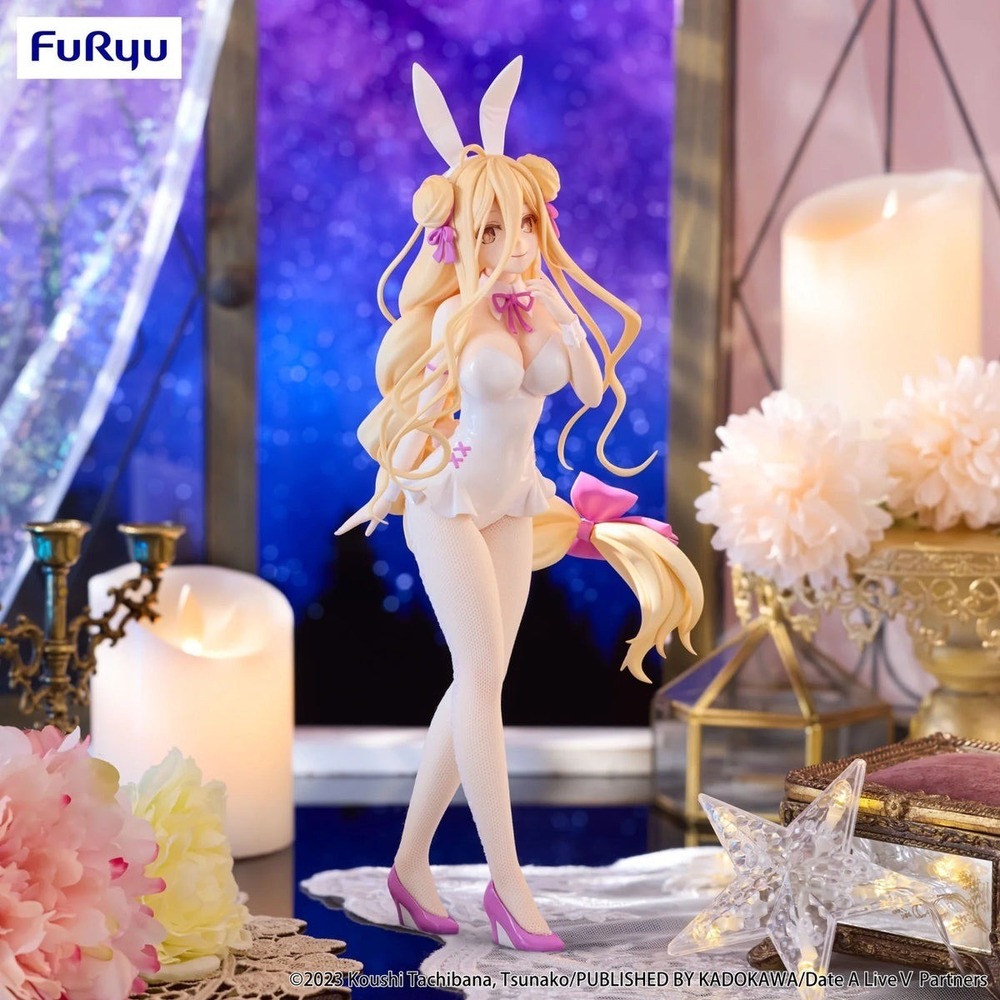 FuRyu Mukai Kyouno Date A Live V BiCute Bunnies Figure White Real Fabric Tights
